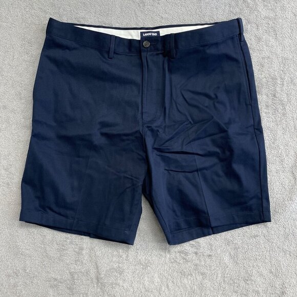 NEW Lands' End Men's 40 Traditional Fit 9" Navy Shorts 100% Cotton - Picture 2 of 8